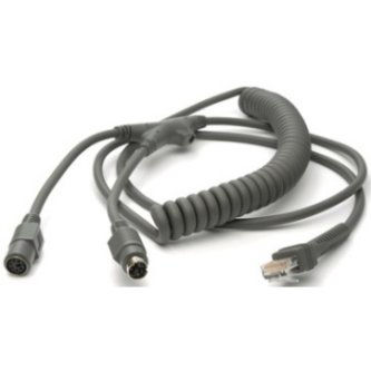 CBA-K02-C09PAR Cable (9 Feet, Keyboard Wedge, PS2, Power Port, Coiled) MOTOROLA CABLE UNIVERSAL PS/2 9ft COILED Cable (9 Feet, 2.8 Meters, Coiled, PS/2 Power Port) Cable (9 Feet, Universal Style Keyboard Wedge, Coiled) 9FT PWR PT COILED KEYBD WEDGE PS/2 CABLE US# K34667 MOTOROLA, 9 FT, KEYBOARD WEDGE CABLE, PS/2, POWER PORT, COILED ZEBRA ENTERPRISE, 9 FT, KEYBOARD WEDGE CABLE, PS/2, POWER PORT, COILED   CABLE UNIVERSAL STYLE KEYBOARDWEDGE 9" C CABLE UNIVERSAL STYLE KEYBOARD WEDGE 9" COILED. ZEBRA EVM, 9 FT, KEYBOARD WEDGE CABLE, PS/2, POWER PORT, COILED CBL: KEYBD WEDGE PS"2; 9FT PWR PT;CL CBL: KEYBD WEDGE PS/2; 9FT PWR PT;CL 9FT PWR PT COILED KEYBD WEDGE PS/2 CABLE US# K34667 $5K MIN Cable, Keyboard Wedge: 9ft. 2.8m Coiled, PS/2 Power Port<br />9FT PS/2 POWER PORT COILED CABLE KBW<br />ZEBRA EVM, DISCONTINUED, 9 FT, KEYBOARD WEDGE CABLE, PS/2, POWER PORT, COILED