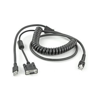 CBA-UF4-C09ZAR CABLE USB RS232 "Y" POWER STEALER -30C CABLE - USB, RS232 "Y" POWER STEALER, 9FT COILED, -30C ZEBRA EVM, CABLE - USB, RS232 "Y" POWER STEALER, 9FT COILED, -30C Cable, USB, RS232 "Y" POWER STEALER, 9FT COILED, -30C<br />ZEBRA EVM/DCS, CABLE - USB, RS232 "Y" POWER STEALER, 9FT COILED, -30C<br />ZEBRA EVM/DCS, DISCONTINUED, CABLE - USB, RS232 "Y" POWER STEALER, 9FT COILED, -30C