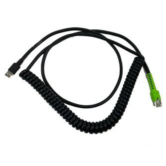 CBA-UF8-C12ZAR 12ft (3.65m) Shielded USB Cable - Series A Connector - Coiled - High Current (USB Battery Charging - BC 1.2) - Low Temp -30C - DS3608, DS3678, LI3608, LI3678 ZEBRA EVM, CABLE, SHIELDED USB: SERIES A CONNECTOR<br />12FT SHLD USB CABLE CLD BC1.2 -30C<br />CABLE SHIELDED USB SERIES A 12COILED BC1.2 HIGH CURRENT -30C<br />ZEBRA EVM, CABLE, SHIELDED USB: SERIES A CONNECTOR, 12FT., COILED, BC 1.2 (HIGH CURRENT), -30C<br />ZEBRA EVM/DCS, CABLE, SHIELDED USB: SERIES A CONNECTOR, 12FT., COILED, BC 1.2 (HIGH CURRENT), -30C