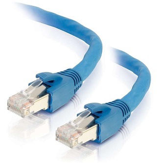 CG43169 100FT CAT6 SNAGLESS SOLID STP CABLE-BLU