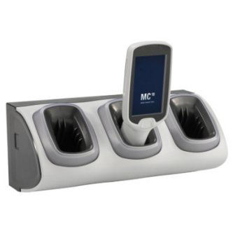 CRD-MC18-3SLOTH-01 ZEBRA EVM, MC18 HIGH DENSITY NON-LOCKING 3-SLOT CHARGING CRADLE FOR THE MC18 SERIES, TERMINALS ARE PLACED HANDLE IN WITH DISPLAY FACING OUT, REQUIRES POWER SUPPLY (PWRS-14000-241R), DC LINE CORD & AC LINE CORD SOLD SEPARATELY. HIGH DENSITY NON-LOCKING 3SLOT CHARGING CRADLE REQ PWRS-14000-241R PSS High Density 3-Slot Non-Locking Cradle. Display facing out. Requires PWR-BGA12V108W0WW, DC line cord and Country Specific Grounder AC line cord sold separately. PSS High Density 3-Slot Non-Locking Cradle. Display facing out. Requires  PWR-BGA12V108W0WW, DC line cord and Country Specific Grounder AC line cord sold separately.<br />MC18/PS20 HD 3-SLOT NON-LOCKING CRADLE<br />ZEBRA EVM/EMC, MC18 HIGH DENSITY NON-LOCKING 3-SLOT CHARGING CRADLE FOR THE MC18 SERIES, TERMINALS ARE PLACED HANDLE IN WITH DISPLAY FACING OUT, REQUIRES PWRS-14000-241R, DC LINE CORD & AC LINE CORD S