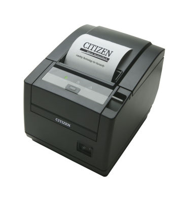 CT-S601SRSUWHP CT-S601 Receipt Printer (Serial, PNE Sensor) - Color: White CT-S601S - POS receipt printer - Monochrome - Thermal line - Max. 200 mm/sec, 1600 dots lines / sec. (fastest, print density 100%) - 203 dpi - Serial - White PRINTER THERM SERIAL INTERFACE WHITE PNE SENSOR  CTS601,THERM,SERIAL,WHT,W/PNESENSOR Citizen CT-S601 Prnt. CTS601,THERM,SERIAL,WHT,W/PNE SENSOR