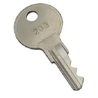D102F Replacement key for D101F lock