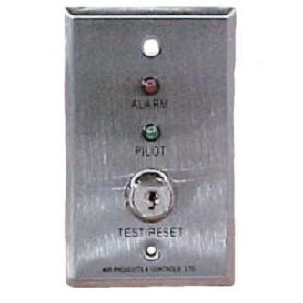 D305 Remote Test/Reset Annunciator Plate