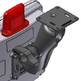 DL-CMEMT70129800 RAMM short 2.25" (arm 130mm/plate) Direct Replacement - DL-MTRM004 RAMM short 2.25" (arm 130mm/plate)