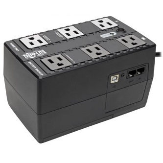 ECO350UPS TRIPP-LITE, 350VA, UPS ENERGY SAVING STANDBY, 6 OUTLETS W/ USB 120V<br />UPS 350VA 210W Eco Green Batte