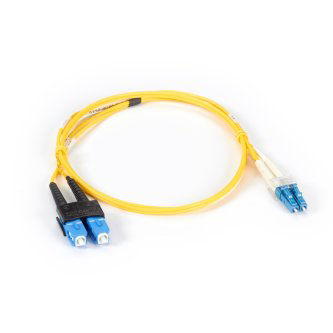 EFN310-001M-SCLC OS2 FIBER PATCH CBL OFNR PVC SCLC YL 1M