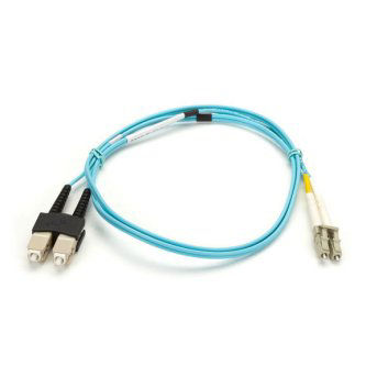 EFNT010-002M-SCLC OM3 FIBER PATCH CBL OFNR PVC SCLC AQ 2M