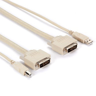 EHN900025U-0006 KVM CPU CABLE - DVID, USB, 6FT