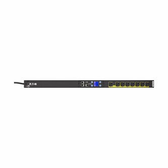 EMA113-10 EPDU MA 36U-A IN: L6-20P/C20 16A 1P OUT: EPDU MA 0U IN L5-20P/5-20P 16A 1P OUT 8X5-20R Eaton Managed rack PDU, 0U Form Factor, 5-20P, L5-20P input, 1.92 kW max, 120V, 16A, 10 ft cord, Single-phase, Black