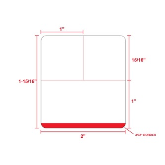 EPCDT-BKR-RB CODE, PDC CONSUMABLES, DIRECT THERMAL LABEL, EPIC COMPATIBLE, PAPER, 2"X1-15/16",  WHITE WITH YELLOW BORDER, 1" CORE, 1480 PER ROLL, 12 ROLLS PER BOX<br />THERM LABEL EC PAPER 2"X1-15/16"  WHITE<br />"CODE, PDC CONSUMABLES, DIRECT THERMAL LABEL, EPIC COMPATIBLE, PAPER, 2"X1-15/16",  WHITE WITH YELLOW BORDER, 1" CORE, 1480 PER ROLL, 12 ROLLS PER BOX"<br />PDCThermLbl 2x1.94" WhiteYlw 1"EC(12pk)<br />PDC, CONSUMABLES, DIRECT THERMAL LABEL, EPIC COMPATIBLE, PAPER, 2"X1-15/16",  WHITE WITH YELLOW BORDER, 1" CORE, 1480 PER ROLL, 12 ROLLS PER BOX<br />PDC Direct Thermal Paper Labels (2" x 1-<br />PDC DT Paper Labels 2x1.93