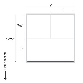 EPCTT-BKR-WR CODE, PDC CONSUMABLES, DIRECT THERMAL LABEL, EPIC COMPATIBLE, PAPER, 2"X1-15/16", WHITE WITH RED BORDER, 3/4" CORE, 225 PER ROLL, 1 ROLL<br />THERM LABEL EC PAPER 2"X1-15/16" WHITE w<br />"CODE, PDC CONSUMABLES, DIRECT THERMAL LABEL, EPIC COMPATIBLE, PAPER, 2"X1-15/16", WHITE WITH RED BORDER, 3/4" CORE, 225 PER ROLL, 1 ROLL"<br />PDC Therm Lbl 2x1.94" White Red 3/4" EC<br />PDC, CONSUMABLES, DIRECT THERMAL LABEL, EPIC COMPATIBLE, PAPER, 2"X1-15/16", WHITE WITH RED BORDER, 3/4" CORE, 225 PER ROLL, 1 ROLL<br />PDC Direct Thermal Paper Labels, Red Bor<br />PDC DT Paper Labels Red 2x1.93