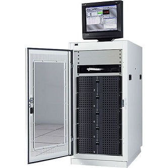 ETN-VS2302440 30UX24WX40"D-PERF SOLID SIDES/TOP:CSTRS: SME ENCLOSURE 30UX24X40 WITH DOORS SIDES TOP CASTERS