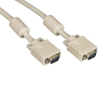 EVNPS06-0005-MM VGA VIDEO CABLE FERRITE CORE BG M/M 5FT