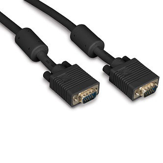 EVNPS06B-0025-MM VGA VIDEO CABLE FERRITE MM BK 25FT