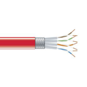 EVNSL0272RD-1000 CAT6 BULK CABLE SFTP PVC RD 1000"