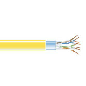 EVNSL0504A-1000 CAT5E BULK CABLE FUTP PVC YL 1000"