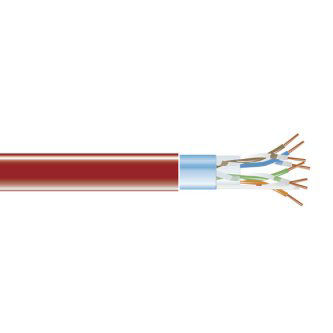 EVNSL0506A-1000 CAT5E BULK CABLE FUTP PVC RD 1000"