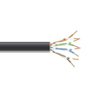 EVNSL0647A-1000 CAT6 550MHZ BULK CABLE UTP PVC BK 1000"