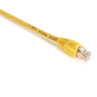 EVNSL84-0006 CAT5E SNAGLESS PATCH CABLE UTP PVC YL 6"