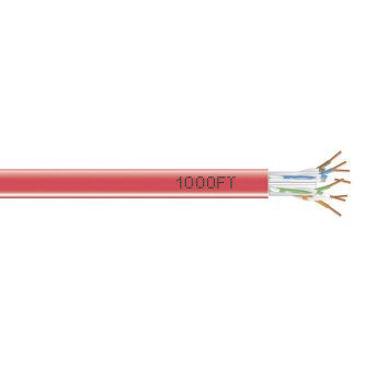 EYN868A-PB-1000 CAT6 BULK CBL UTP PVC BOX RD 1000"