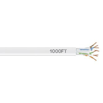 EYN874A-PB-1000 CAT6 BULK CBL UTP PVC BOX WH 1000"