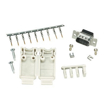 FA048 CONNECTOR ASSEMBLY KIT DB9 MALE