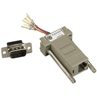 FA755 8-WIRE MOD ADP KIT DB9M-RJ45 F