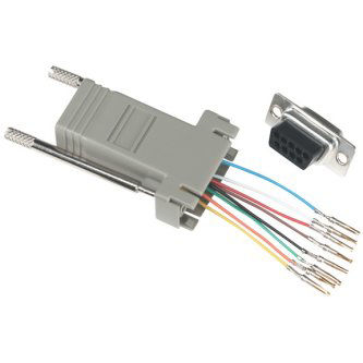 FA756 8-WIRE MOD ADP KIT DB9 FEM TO RJ45 FEM