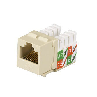 FMT632-R3 CAT6 KEYSTONE JACK UNSHLD 110 PNCH IV