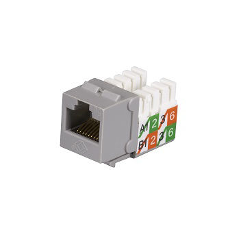 FMT923-R2 CAT5E KEYSTONE JACK UNSHIELDED GY