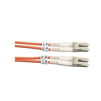 FO50-001M-LCLC OM2 FIBER PATCH CBL OFNR PVC LCLC OR 1M