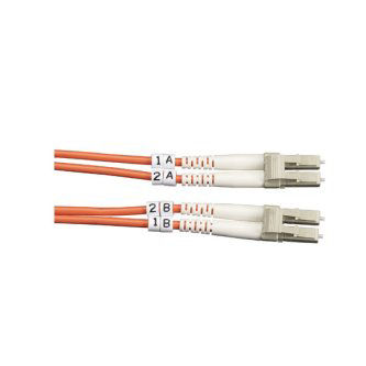 FO50-002M-LCLC OM2 FIBER PATCH CBL OFNR PVC LCLC OR 2M