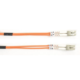 FO625-002M-LCLC OM1 FIBER PATCH CBL OFNR PVC LCLC OR 2M