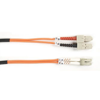 FO625-003M-SCLC OM1 FIBER PATCH CBL OFNR PVC SCLC OR 3M