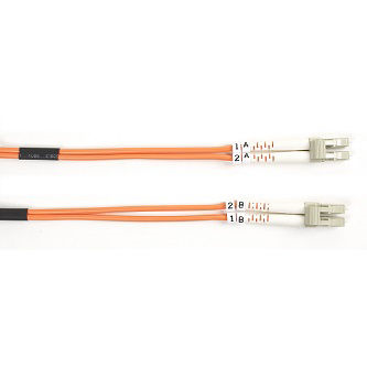 FO625-005M-LCLC OM1 FIBER PATCH CBL OFNR PVC LCLC OR 5M