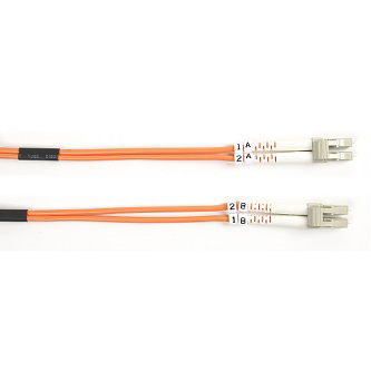 FO625-010M-LCLC OM1 FIBER PATCH CBL OFNR PVC LCLC OR 10M