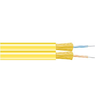 FOBC45-ZPSM-YL-02F OS2 9/125 Singlemode Bulk Zipcord Cable