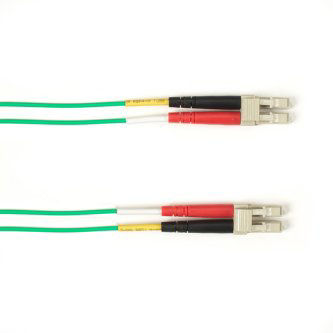 FOCMP10-010M-LCLC-GN OM3 FIBER PATCH CABLE OFNP LC-LC GN 10M