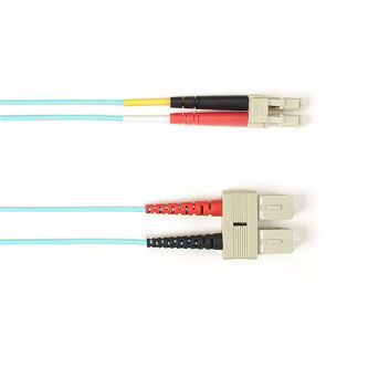 FOCMPM4-001M-SCLC-AQ OM4 MULTIMODE FIBER OPTIC CABLE 1M