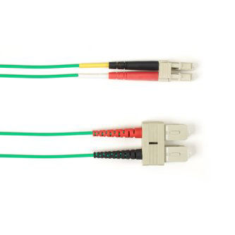 FOCMPSM-010M-SCLC-GN OS2 FIBER PATCH CABLE OFNP SC-LC GN 10M