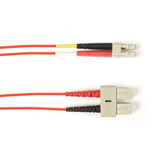 FOCMR10-002M-SCLC-RD OM3 50/125 Multimode Fiber Optic Patch C