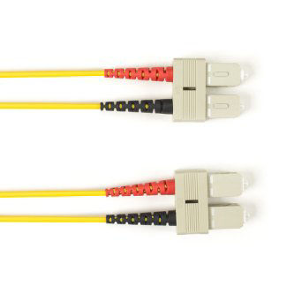 FOCMR62-002M-SCSC-YL OM1 FIBER PATCH CBL OFNR PVC SCSC YL 2M