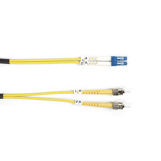 FOSM-002M-STLC OS2 FIBER PATCH CBL OFNR PVC STLC YL 2M