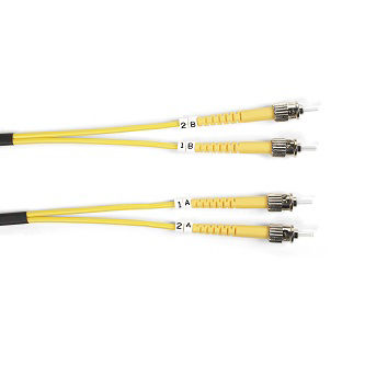 FOSM-002M-STST OS2 FIBER PATCH CBL OFNR PVC STST YL 2M