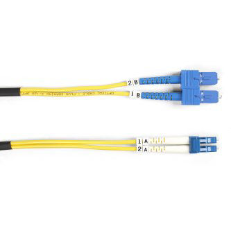 FOSM-003M-SCLC OS2 FIBER PATCH CBL OFNR PVC SCLC YL 3M