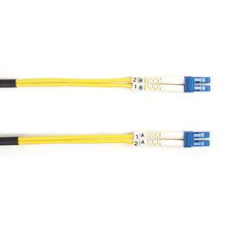 FOSM-015M-LCLC OS2 FIBER PATCH CBL OFNR PVC LCLC YL 15M