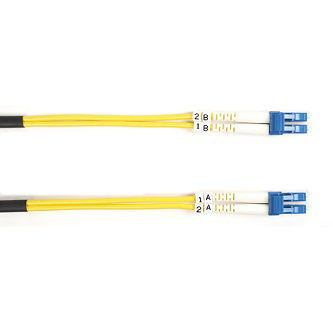 FOSM-020M-LCLC OS2 FIBER PATCH CBL OFNR PVC LCLC YL 20M