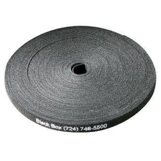 FT9545A HOOK LOOP BUNDLE WRAP - 5/8"X15" RL BK