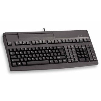 G80-8200LUVEU-2 G80-8200 Advanced Performance Keyboard (Full, 120 Key, USB, 59 Prog, V2, MSR with Tracks 1, 2 and 3) - Color: Black Black, USB,Full Size, 120 Keys, (59 Programmable/48 Relegendable Keys), V2,Track1&2&3 Magnetic Stripe Reader FLSIZE 120(59 POMBL/48 RELEGENDABLE)V2 18.5 IN KEYB/120 KEYS/V2/TRACK 1/2/3 MAGNETIC STRIPE READER   FULL,120 Key,Black,USB,59 ProgV2,Track 1 Cherry G80-8200 Keyboards FULL,120 Key,Black,USB,59 Prog V2,Track 1,2,3 MSR FLSIZE 120(59 POMBL48 RELEGENDABLE)V2 CHERRY, G80-8200, KEYBOARD, FULL, 120 KEY, BLACK, WEDGE, 59 PRGRMMABLE, 48 RELEGENDABLE, V2, 3TRK MSR, MAG STRIPE READER, USB G80-8200 Keyboard (Full, 120 Key, USB, 59 Prog, V2, MSR with TAA Complaint) - Color: Black Black USB keyboard with 3-track magnetic stripe reader. US 120 position key layout with 16 additional keys. MX gold crosspoint keyswitches. 59 programmable and 48 relegendable keys. Includes Cherry Tools and UPOS support, Version 2 electronics, Lasered keys, TAA Compliant CHERRY, DISCONTINUED, G80-8200, KEYBOARD, FULL, 120 K